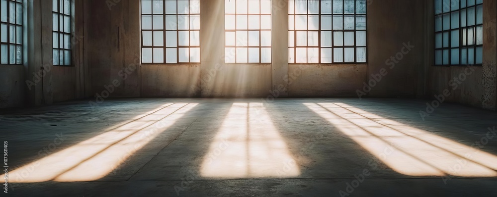 Harsh industrial light casting shadows in an abandoned factory, raw and gritty aesthetic Harsh industrial light casting shadows in an abandoned factory, raw and gritty aesthetic