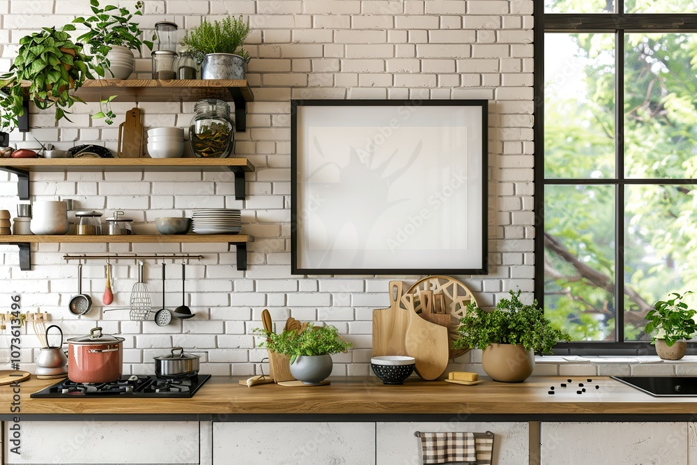 Fototapeta premium kitchen interior