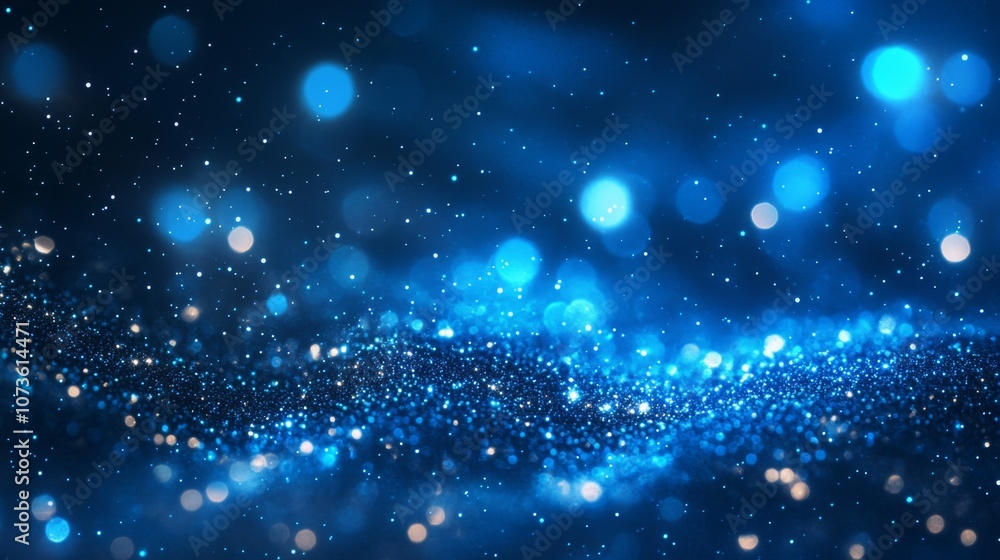 Obraz premium Shimmering Blue Abstract Background