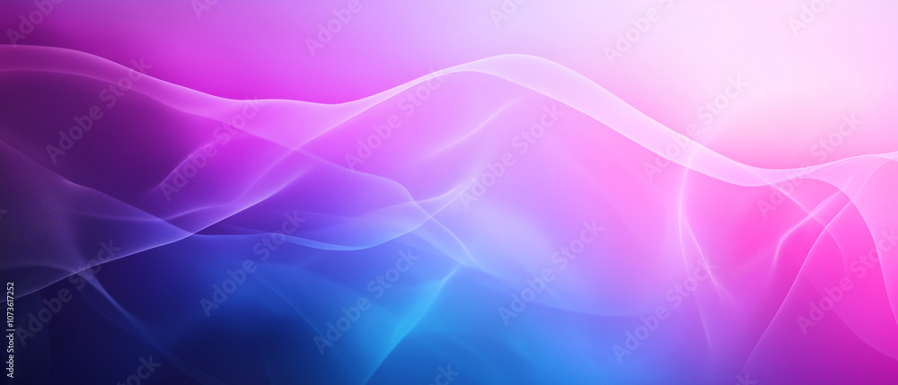 Purple and violet abstract background with waves and neon glow, blurry light lines, gradient background Purple and violet abstract background with waves and neon glow, blurry light lines, gradient background