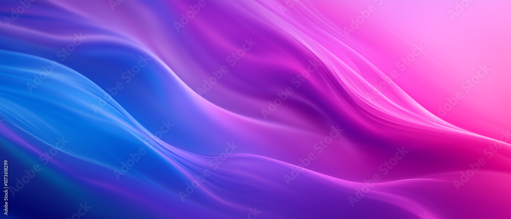 Purple and violet abstract background with waves and neon glow, blurry light lines, gradient background Purple and violet abstract background with waves and neon glow, blurry light lines, gradient background