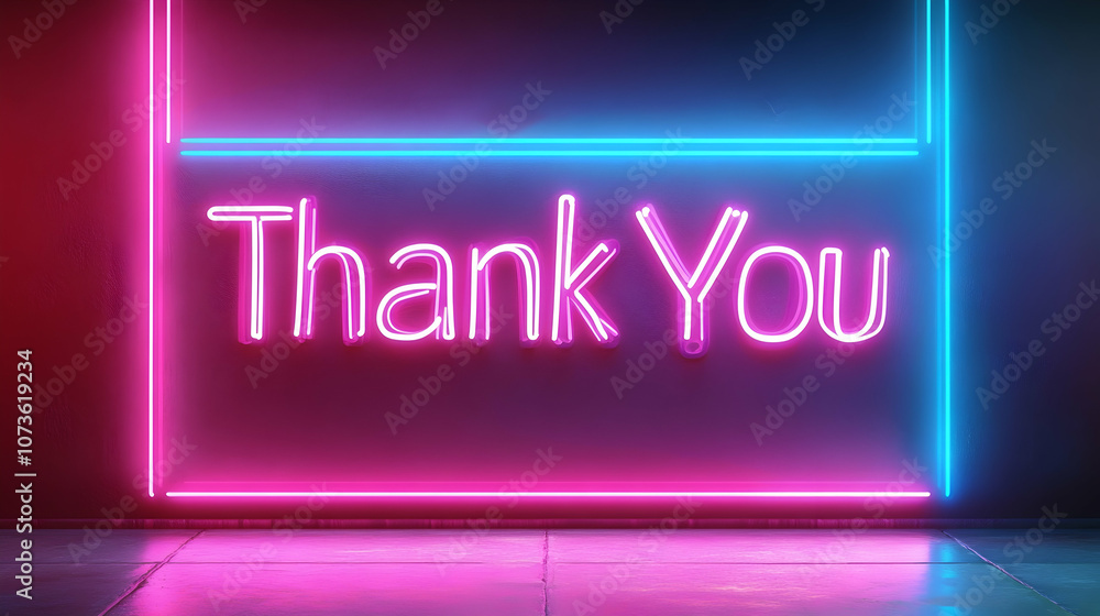Neon sign with the words Neon sign with the words