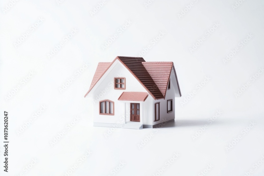 house concept with white background house concept with white background