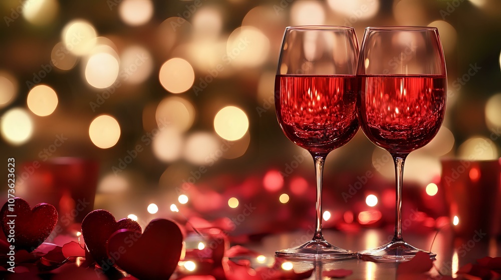 an elegant background of Valentine's day celebrations an elegant background of Valentine's day celebrations