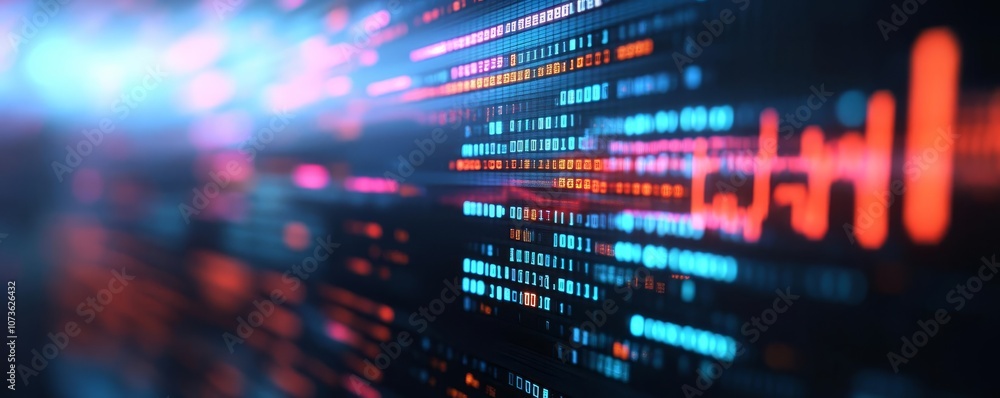 Abstract digital screen illuminated by intense artificial light, vibrant colors, modern aesthetic Abstract digital screen illuminated by intense artificial light, vibrant colors, modern aesthetic