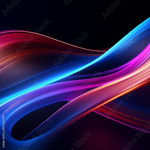 abstract blue wave background for laptop