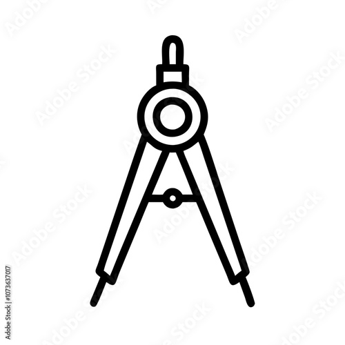 Compass, black, icon, geometry, engineer