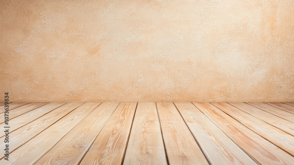 A spacious, empty room with warm-toned walls and a rustic wooden floor, ideal for showcasing products or creating a cozy atmosphere. A spacious, empty room with warm-toned walls and a rustic wooden floor, ideal for showcasing products or creating a cozy atmosphere.