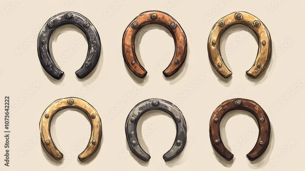 Horseshoe Collection: A Rustic Charm of Good Luck Horseshoe Collection: A Rustic Charm of Good Luck