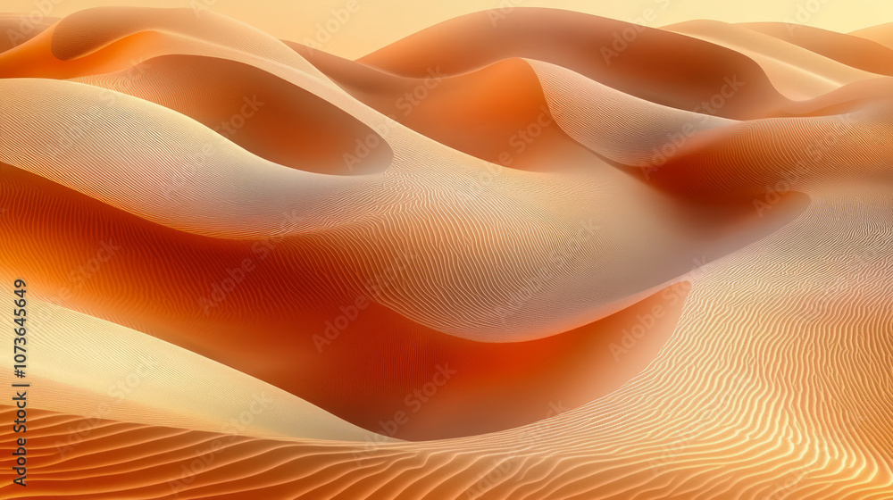 Fototapeta premium Desert texture and lines background