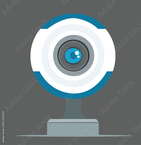 security camera, video surveillance camera, video monitoring, defocused home security camera,
