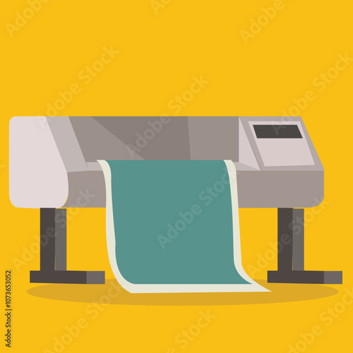 Large format full color latex printer plotter.