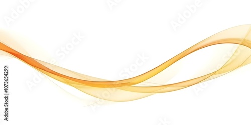 Elegant Orange Wavy Lines in Motion 