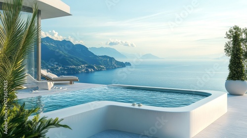 Fototapeta Naklejka Na Ścianę i Meble -  luxury swimming pool