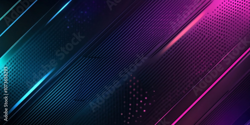 colorful neon light with abstract background