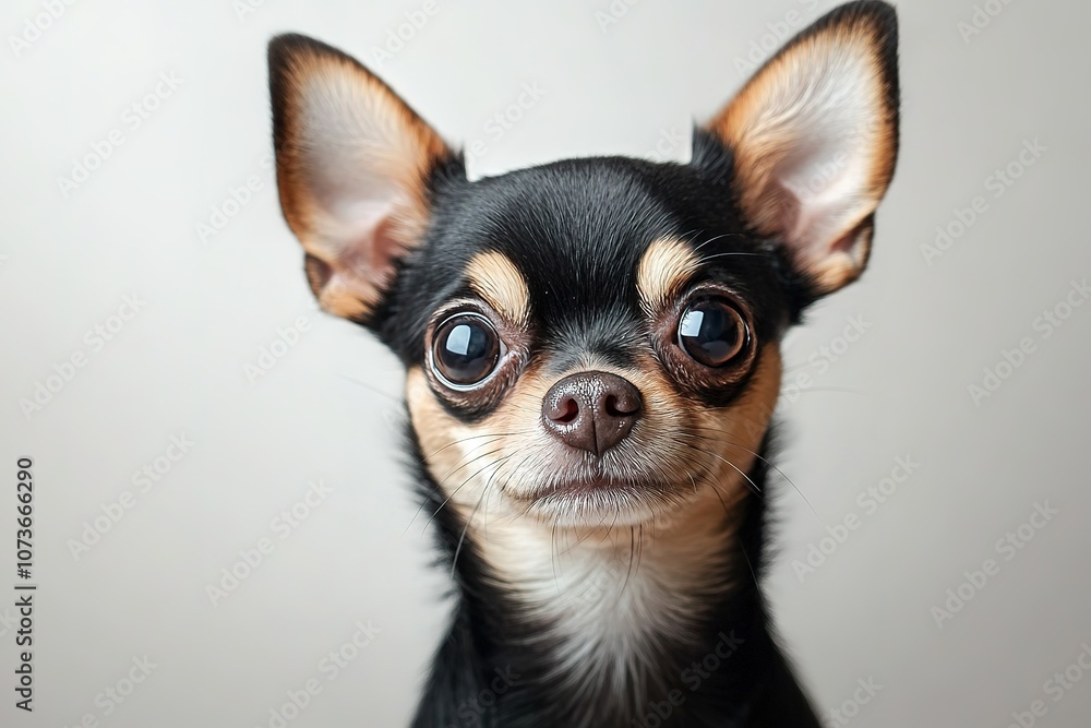 Close-up of attentive Chihuahua with big eyes Close-up of attentive Chihuahua with big eyes