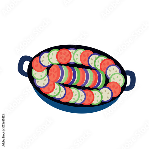 Ratatouille icon clipart avatar logotype isolated illustration