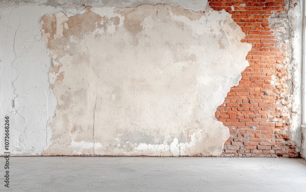 Rustic red brick wall with aged texture, weathered and imperfect bricks ...