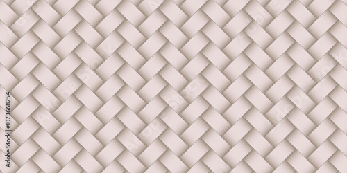 Wicker background texture, geometric seamless knitted fabric pattern