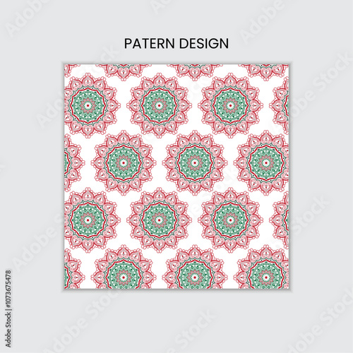 Creative and attractive mandala design pattern template bed cover