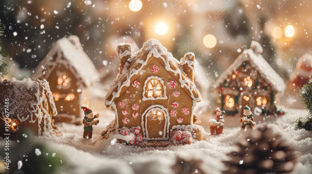Christmas Bakery with Enchanted Gingerbread Houses Christmas Bakery with Enchanted Gingerbread Houses
