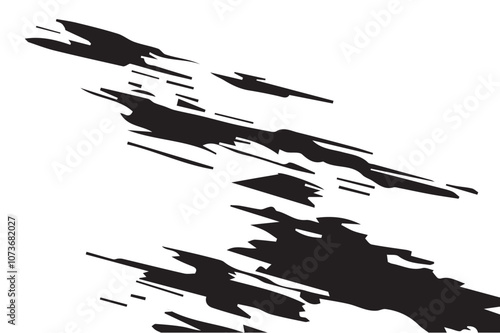 Black and white texture of grunge. Abstract vector monochrome background of dots, lines, dust, spots, chips