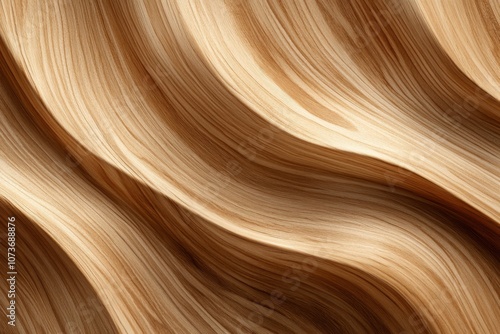 Abstract Wavy Wood Grain Texture Background