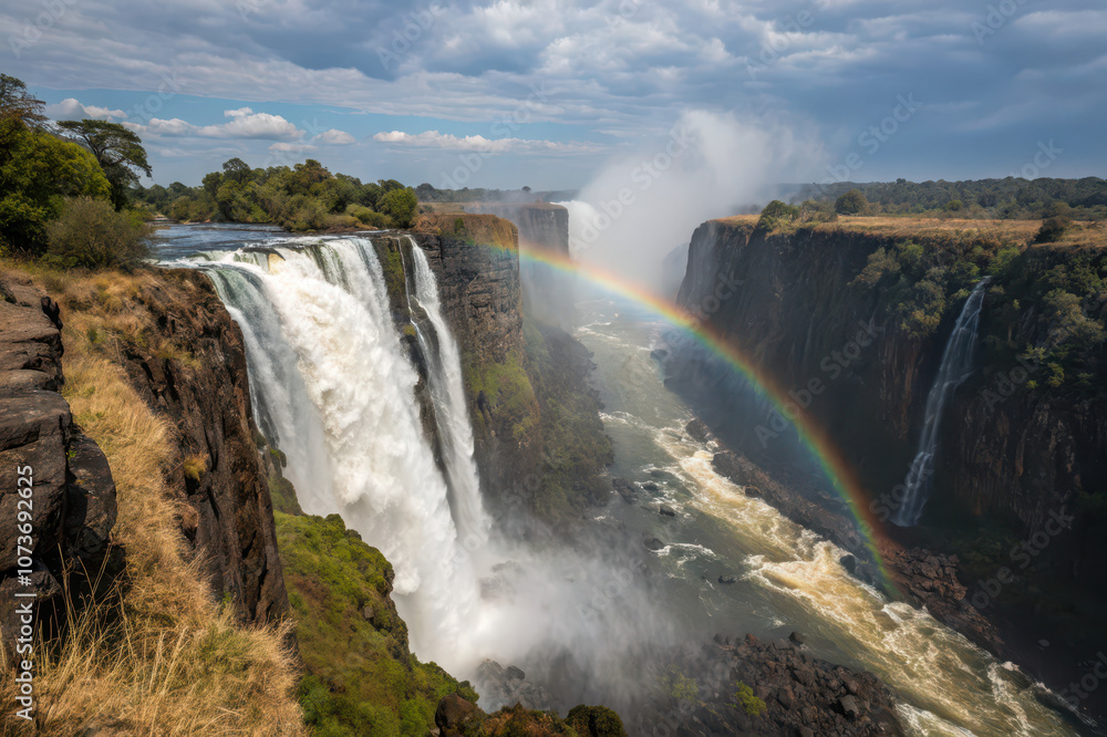 Victoria Falls Devil's Pool Edge, Zambezi River Victoria Falls Devil's Pool Edge, Zambezi River