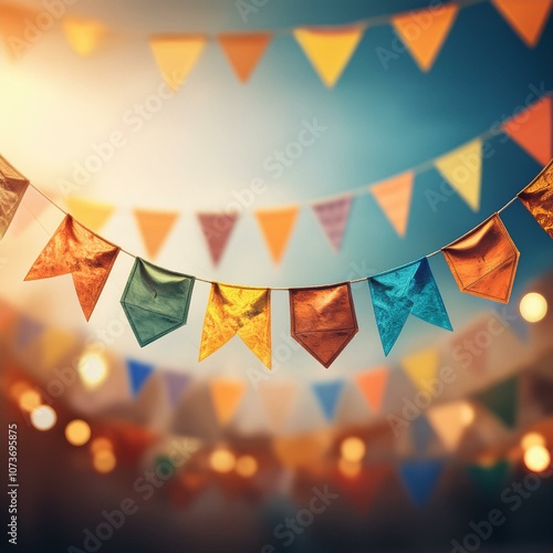 Festa Junina flags, celebrating the traditions of São João and Arraiá