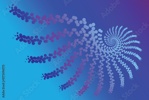 Kinetic background design. Abstract background design.