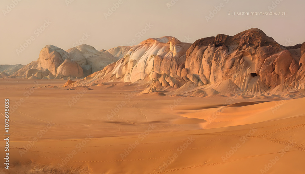 Striking Rock Formations and Sand Dunes of the Lut Desert Striking Rock Formations and Sand Dunes of the Lut Desert