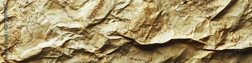 Crumpled Map: A crumpled map found near the crime scene, bearing faint marks.