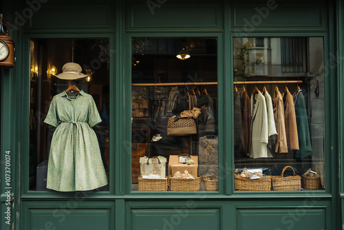 vintage style storefront boutique template 