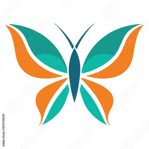 "Stunning Butterfly Vector Design: Elegant and Colorful Nature-Inspired Illustration"