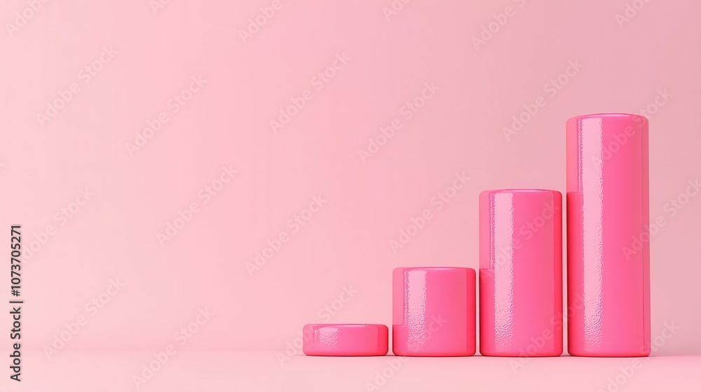 Liquidity curve, cost of capital visualization, yield growth, 3D illustration Liquidity curve, cost of capital visualization, yield growth, 3D illustration