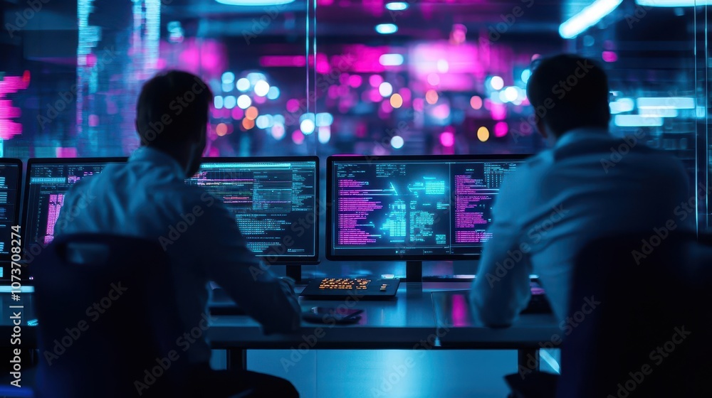 A group of engineers collaborating on troubleshooting issues in a hightech industrial environment A group of engineers collaborating on troubleshooting issues in a hightech industrial environment
