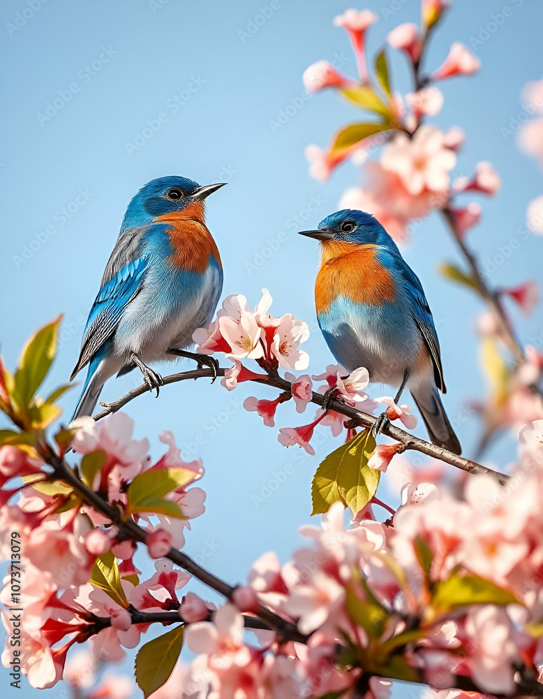 Fototapeta premium bird on a branch