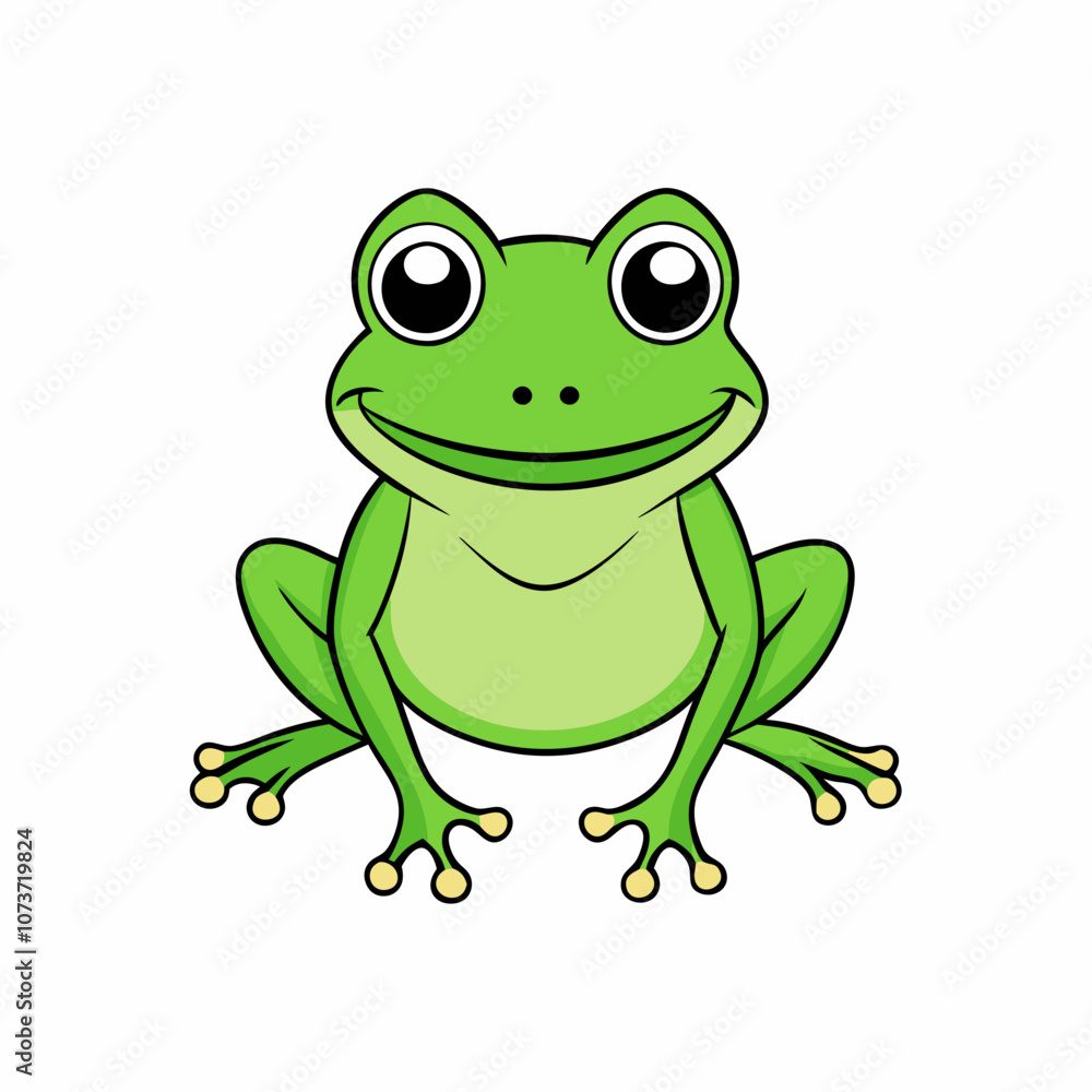 Frog vector cartoon art illustration Frog vector cartoon art illustration