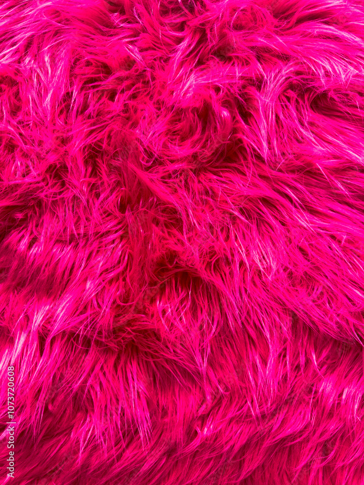 A pink fur texture with a shiny appearance A pink fur texture with a shiny appearance