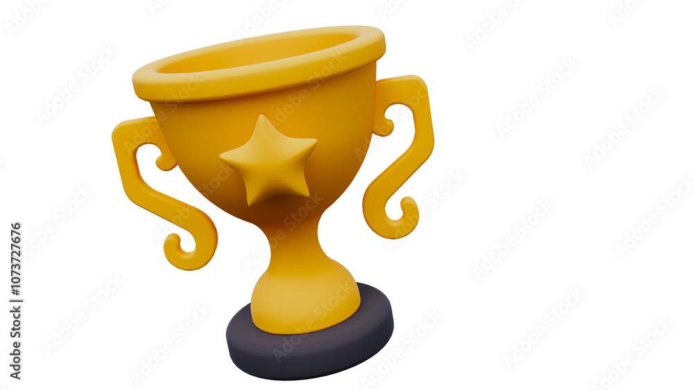 Business Goal 3D Illustration. Business 3D Icon Business Goal 3D Illustration. Business 3D Icon