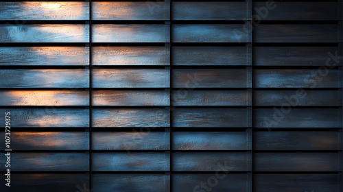 Wallpaper Mural Rustic wooden slats bathed in sunlight offer a cozy, warm atmosphere, ideal for accentuating rustic, natural, or homely design aesthetics Torontodigital.ca