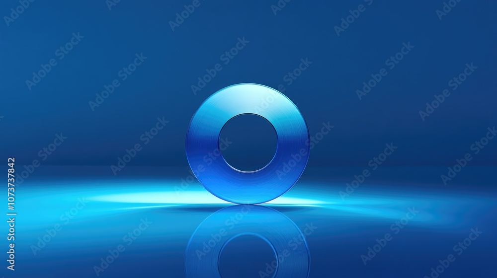 A blue disc for digital media storage A blue disc for digital media storage