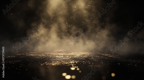 Abstract Dark Concentrate Floor Scene with Mist or Fog Spotlight

 photo