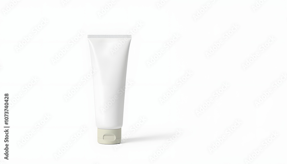 Mockup product package tube container design isolated with white highlights, png Mockup product package tube container design isolated with white highlights, png