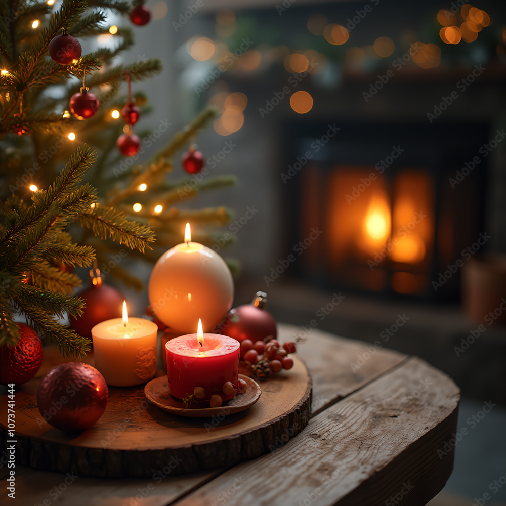 christmas still life with candle christmas still life with candle