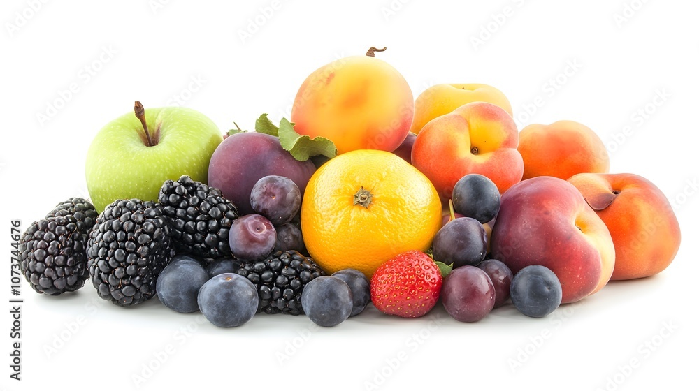 Food on White Background, Fruit Salad, Photo Realistic, Wallpaper, Cover and Screen for Smartphone, PC, Laptop, 9:16 and 16:9 Format Food on White Background, Fruit Salad, Photo Realistic, Wallpaper, Cover and Screen for Smartphone, PC, Laptop, 9:16 and 16:9 Format