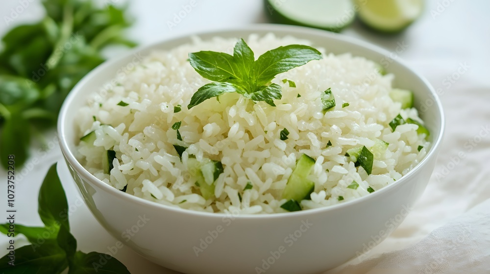 Food on White Background, Greek Rice, Photo Realistic, Wallpaper, Cover and Screen for Smartphone, PC, Laptop, 9:16 and 16:9 Format Food on White Background, Greek Rice, Photo Realistic, Wallpaper, Cover and Screen for Smartphone, PC, Laptop, 9:16 and 16:9 Format