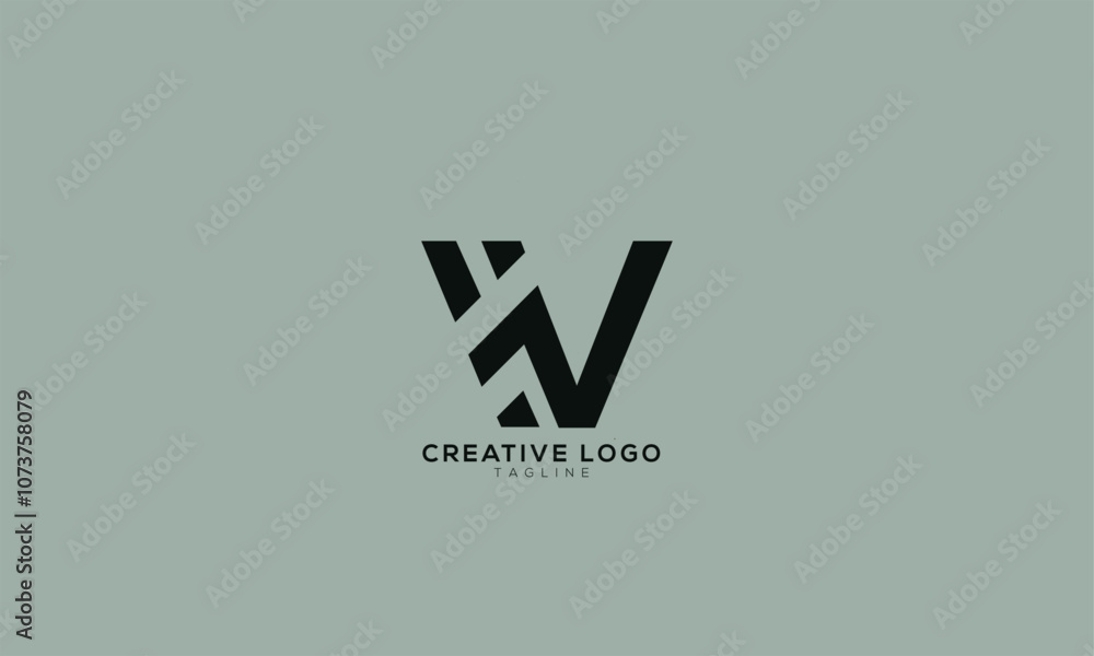 IV HV Abstract initial monogram letter alphabet logo design IV HV Abstract initial monogram letter alphabet logo design
