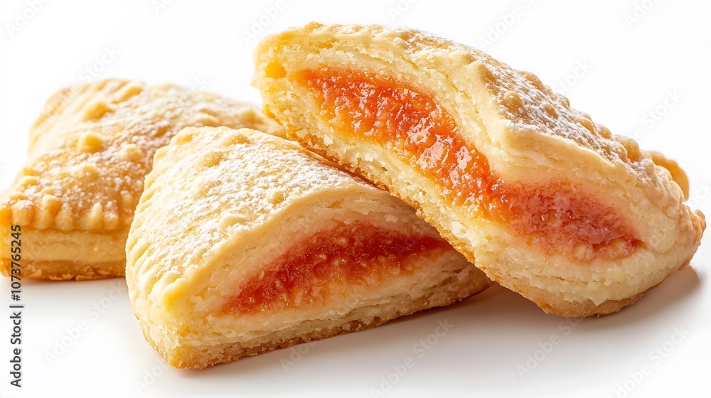 Guava Filled Cookies Food, Photo Realistic, on White Background, Wallpaper, Cover and Screen for Smartphone, PC, Laptop, 9:16 and 16:9 Format Guava Filled Cookies Food, Photo Realistic, on White Background, Wallpaper, Cover and Screen for Smartphone, PC, Laptop, 9:16 and 16:9 Format