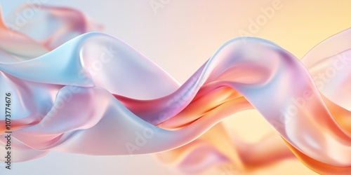 Wallpaper Mural  Abstract flowing fabric background in vibrant pastel colors Torontodigital.ca